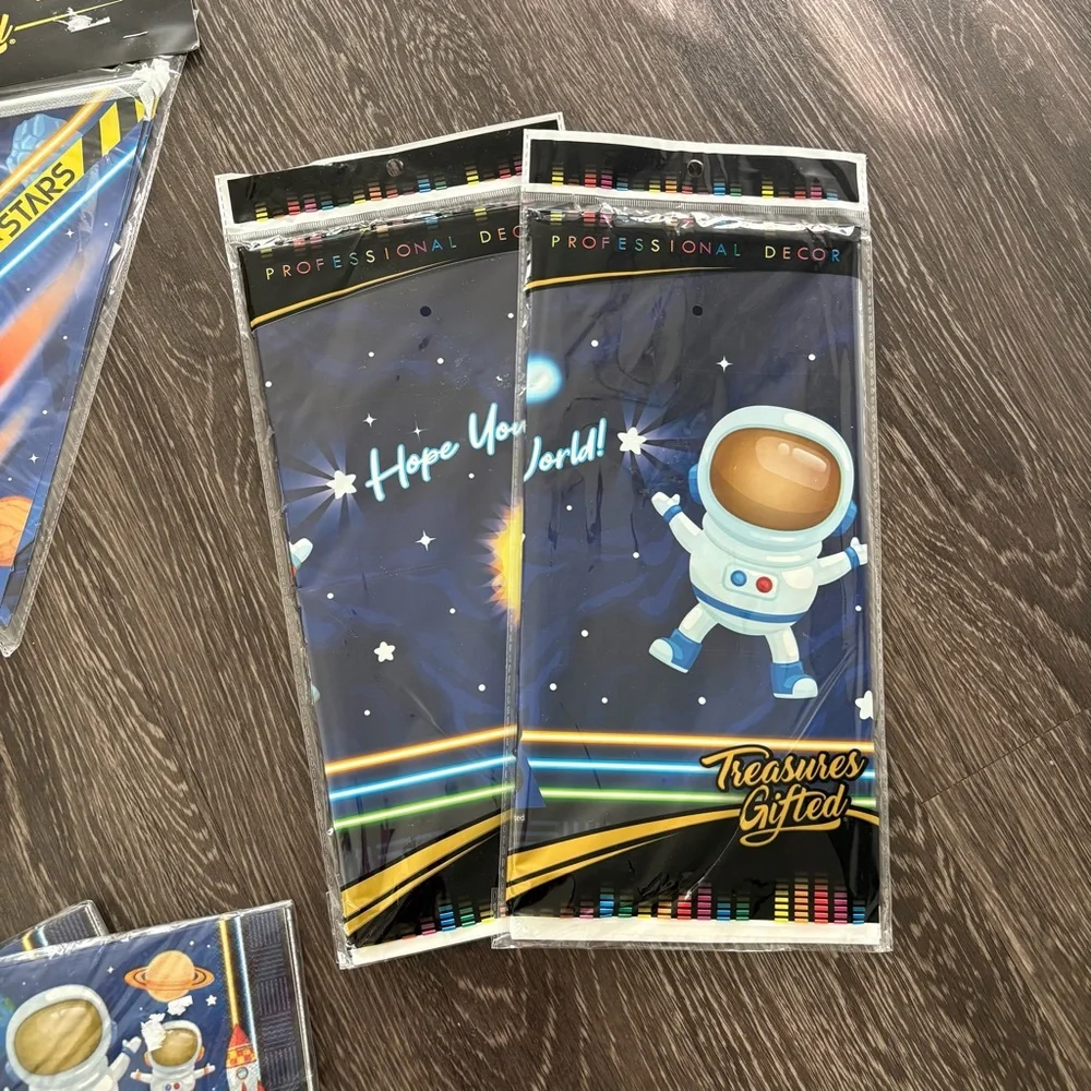 Outer Space Astronaut Rocket Birthday Themed Party Supplies